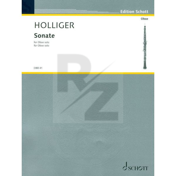 Image Schott Holliger Sonate Oboe