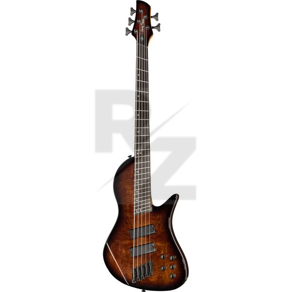 Harley Benton MSB-5 Black Flame Burl Image Harley Benton MSB-5 Black Flame Burl