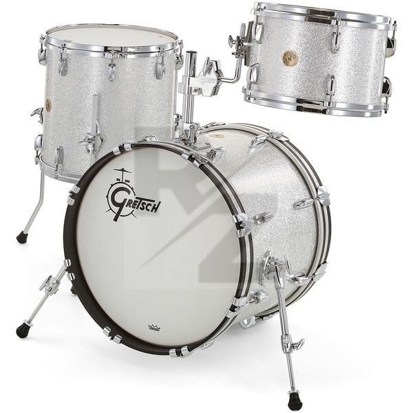Gretsch Drums USA Custom 18 Silver Sparkle Image Gretsch Drums USA Custom 18 Silver Sparkle
