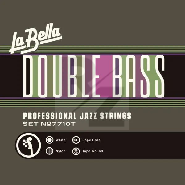 Image La Bella 7710T White Nylon Tape Wound