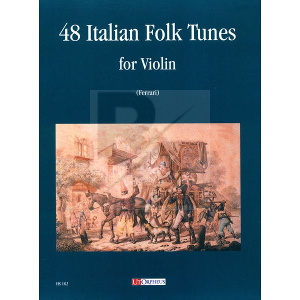 Image UT Orpheus Edizioni 48 Italian Folk Tunes Violin