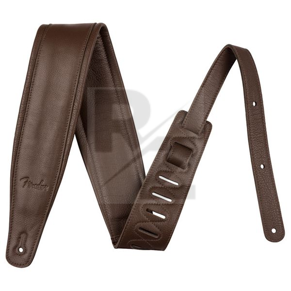 Image Fender 9cm Premium Leather Strap BRN