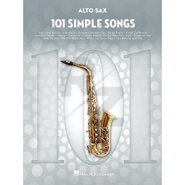 Image Hal Leonard 101 Simple Songs Alto Sax