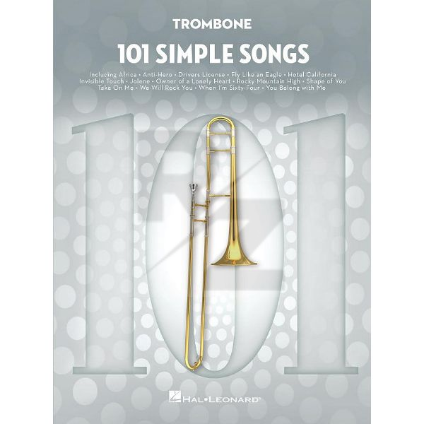 Image Hal Leonard 101 Simple Songs Trombone