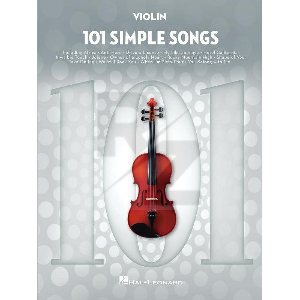Image Hal Leonard 101 Simple Songs Violin