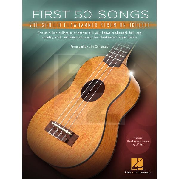 Image Hal Leonard First 50 Clawhammer Ukulele
