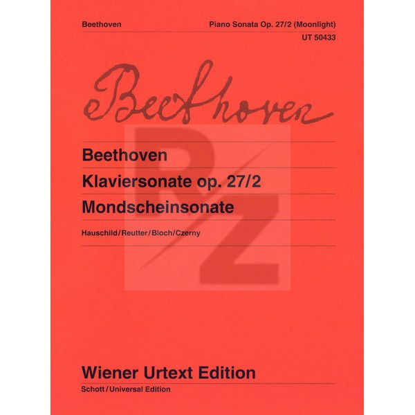 Image Wiener Urtext Edition Beethoven Mondscheinsonate
