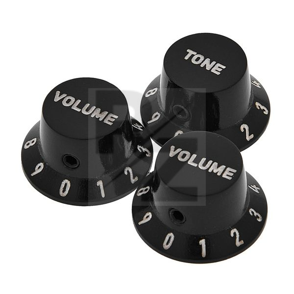 Image Harley Benton Parts ST Poti Knob Set Ebony