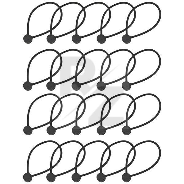 Image Rockboard MagneTie Cable Ties 20/20 pcs.