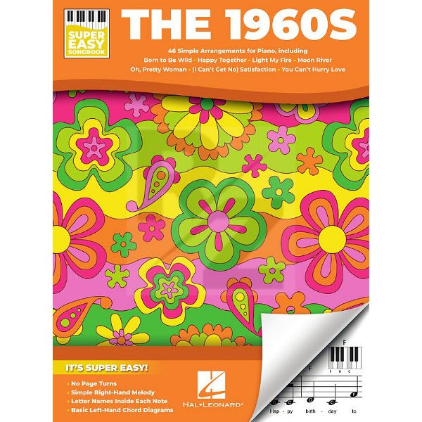 Image Hal Leonard The 1960s Super Easy Songbook