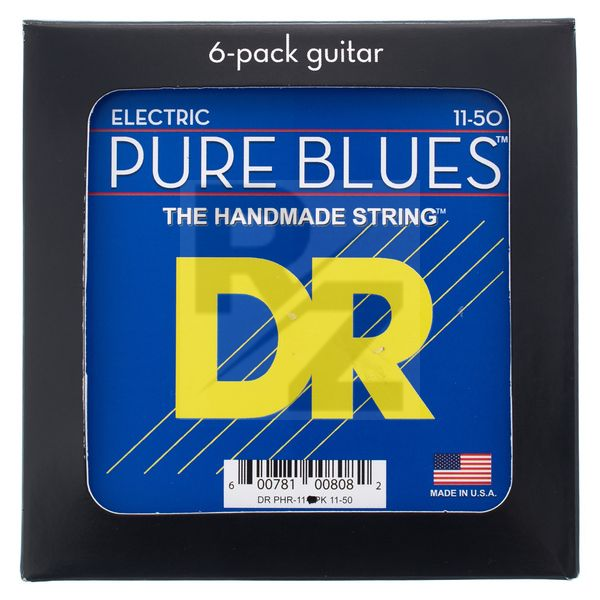 Image DR Strings Pure Blues PHR-11 6-Pack