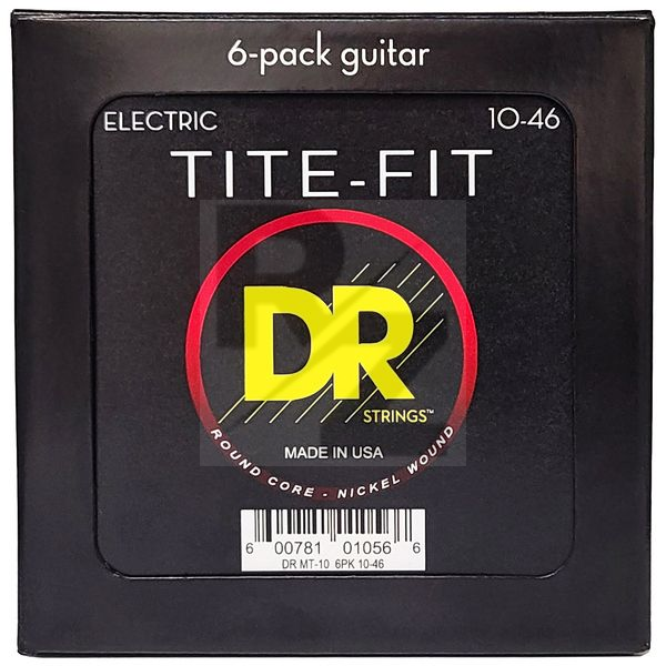 Image DR Strings Tite-Fit MT-10 6-Pack