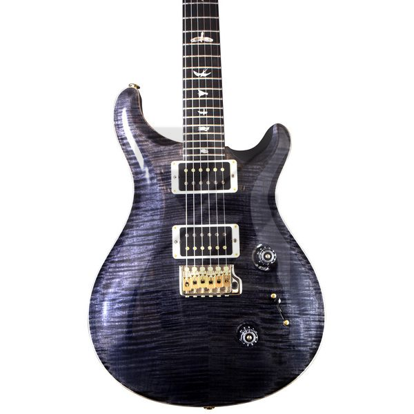 PRS Custom 24 10 Top Grey Black Image PRS Custom 24 10 Top Grey Black