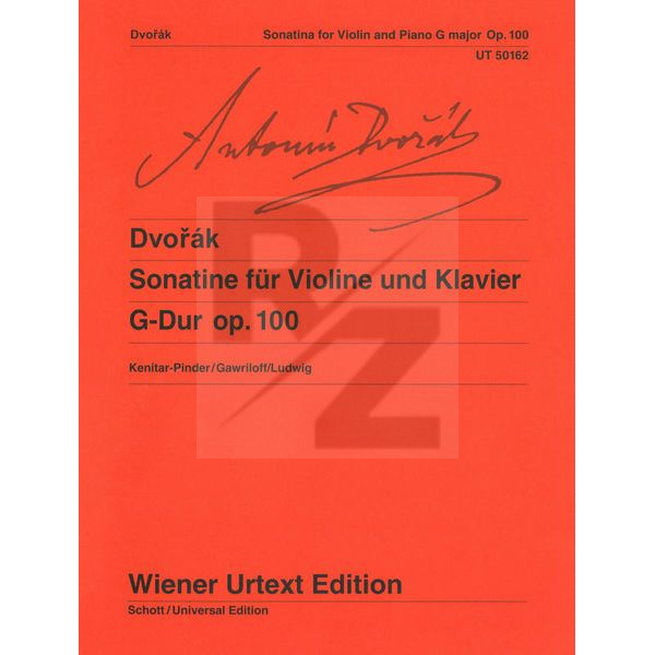 Image Wiener Urtext Edition Dvorak Sonatine für Violine