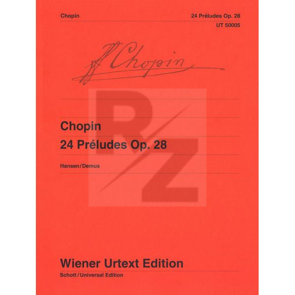 Image Wiener Urtext Edition Chopin 24 Préludes op. 28