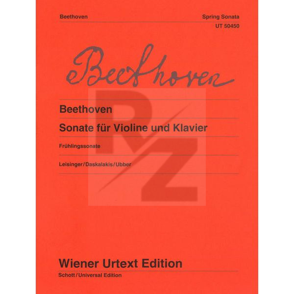 Image Wiener Urtext Edition Beethoven Sonate Violine