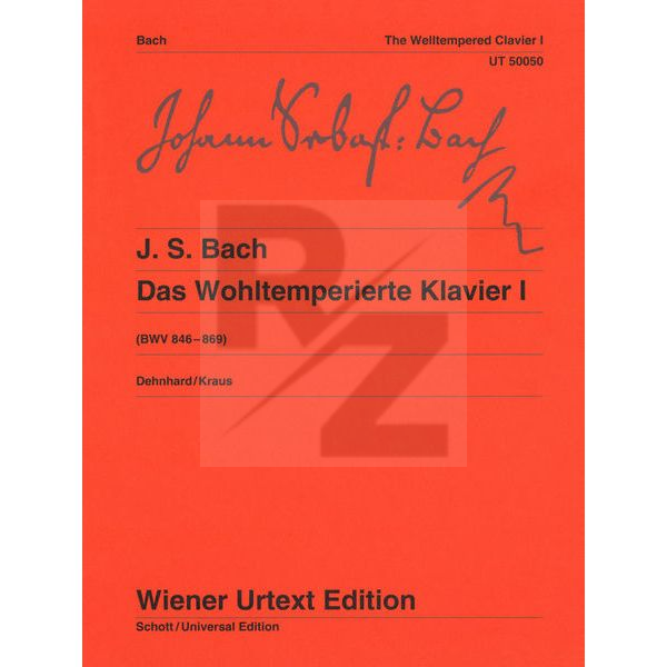 Image Wiener Urtext Edition Bach Wohltemperierte Klavier 1
