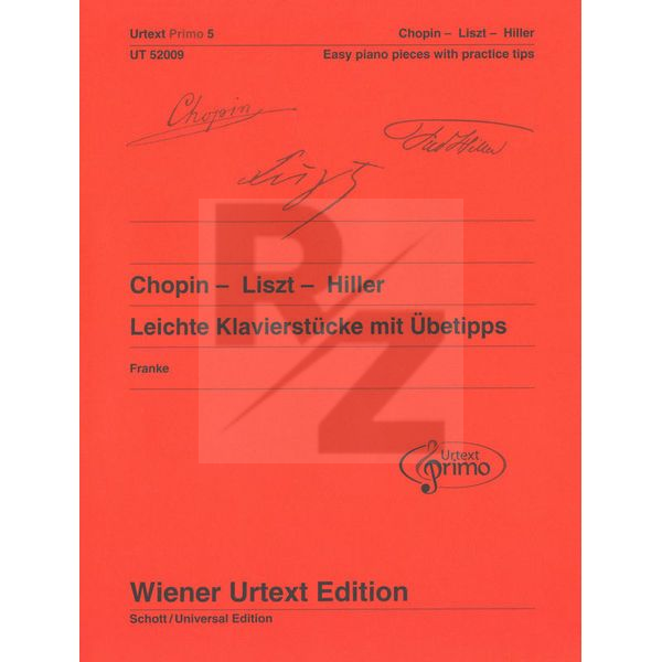 Image Wiener Urtext Edition Chopin – Liszt – Hiller