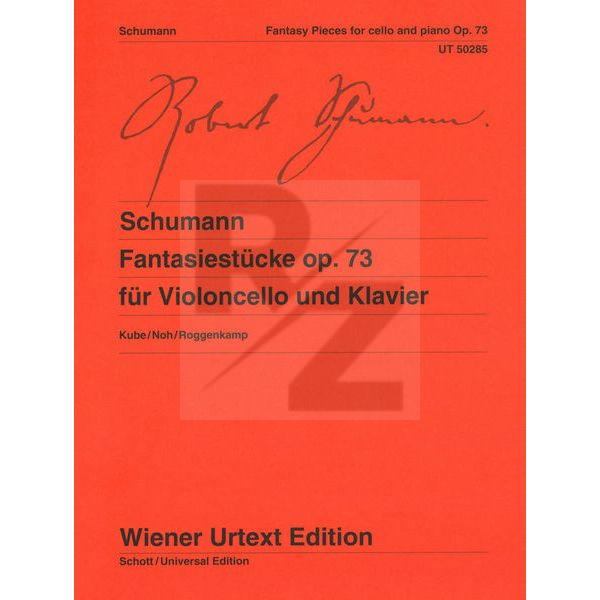 Image Wiener Urtext Edition Schumann Fantasiestücke op. 73