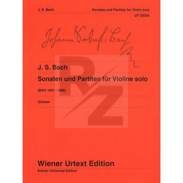 Image Wiener Urtext Edition Bach Sonaten und Partiten