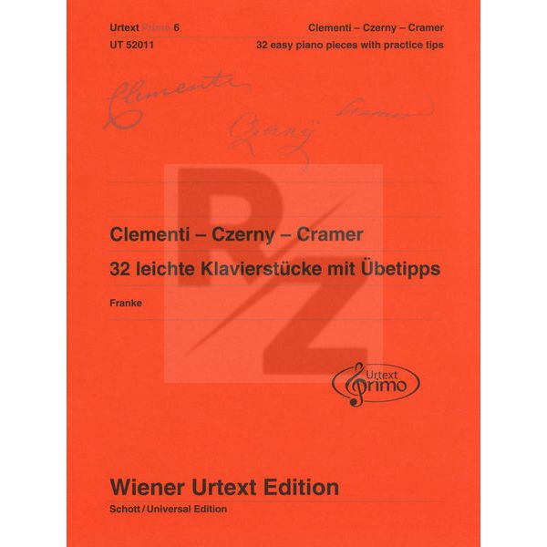 Image Wiener Urtext Edition Clementi – Czerny – Cramer