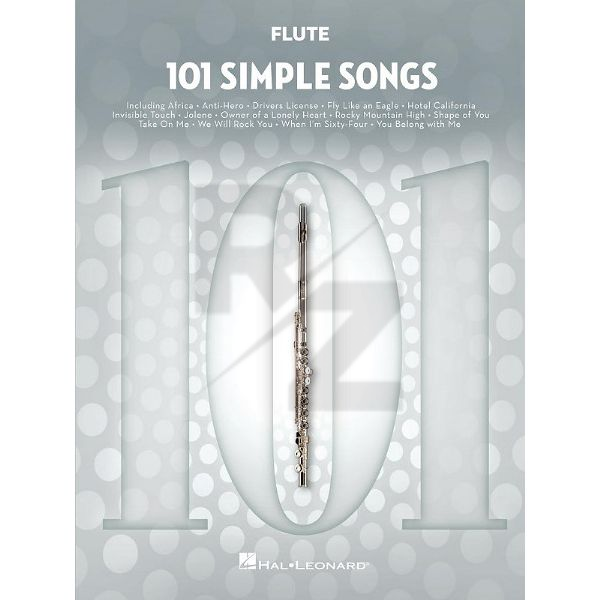 Image Hal Leonard 101 Simple Songs Flute