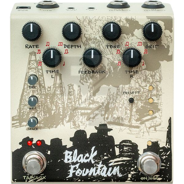 Old Blood Noise Endeavors Black Fountain Stereo Delay Image Old Blood Noise Endeavors Black Fountain Stereo Delay