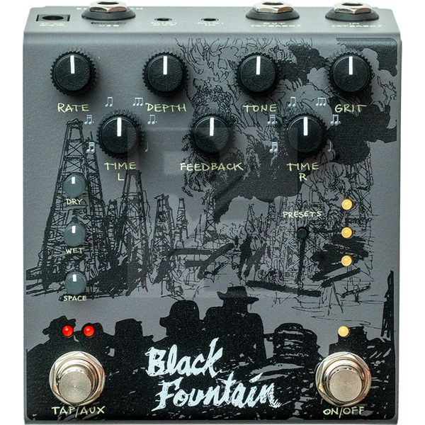 Image Old Blood Noise Endeavors Black Fountain Stereo Delay SL